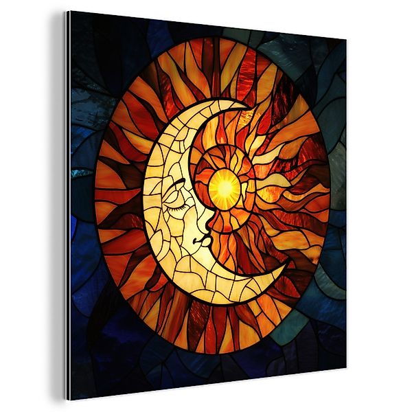 MuchoWow Metallbild Mosaik - Glas - günstig online kaufen