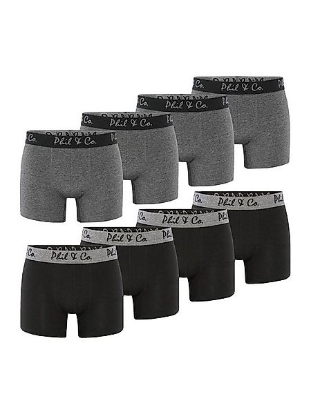 Phil & Co. Boxer Herren Männer Retroshorts Boxershorts Trunks (8-St) gedruc günstig online kaufen