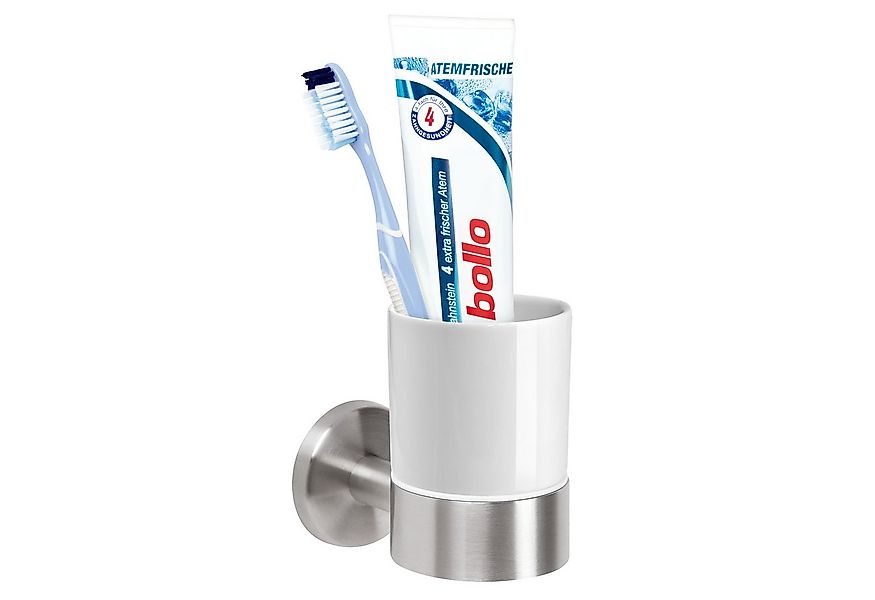 bremermann Zahnputzbecher Bad-Serie PIAZZA - Becherhalter aus Keramik und E günstig online kaufen