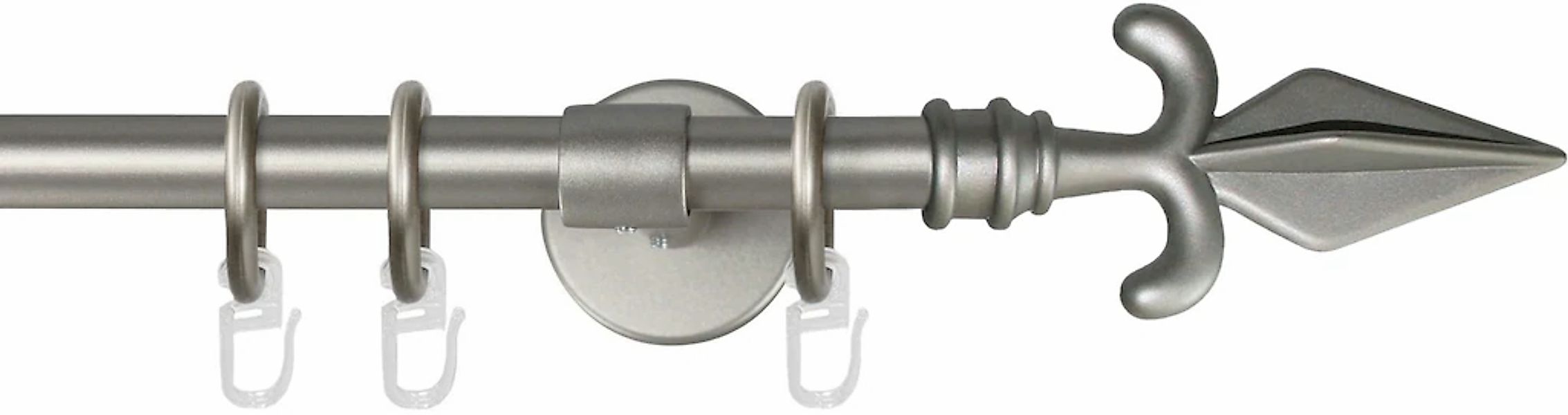 GARESA Gardinenstange "RUSTIKA" Ø 16 mm 1 läufig-läufig Wunschmaßlänge rust günstig online kaufen