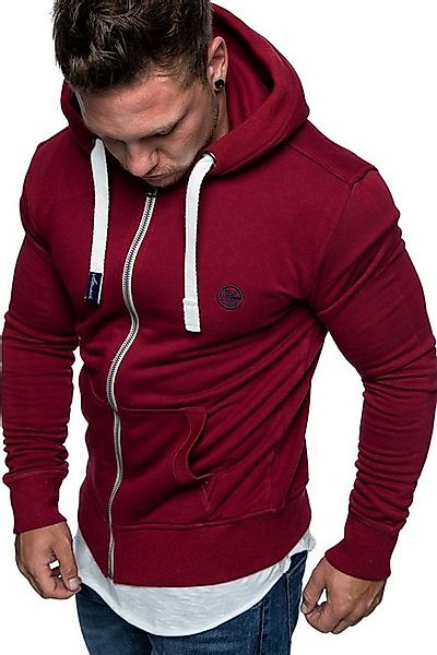 Amaci&Sons Kapuzenpullover TALLAHASSEE Herren Zipper Hoodie Herren Basic Ko günstig online kaufen