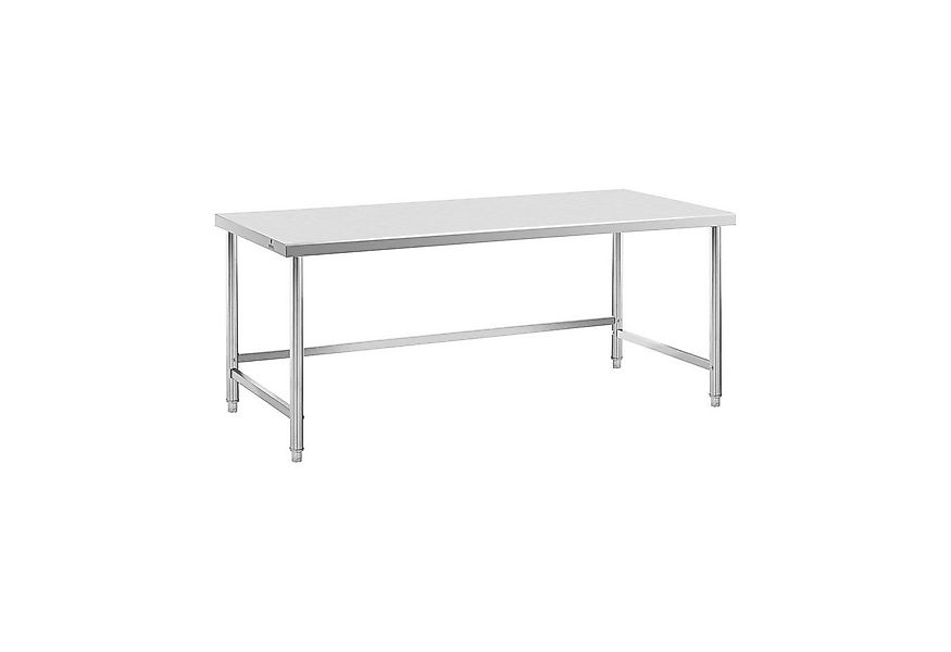 Royal Catering Arbeitstisch 200 x 90 cm Gastro Edelstahl Edelstahltisch Zer günstig online kaufen