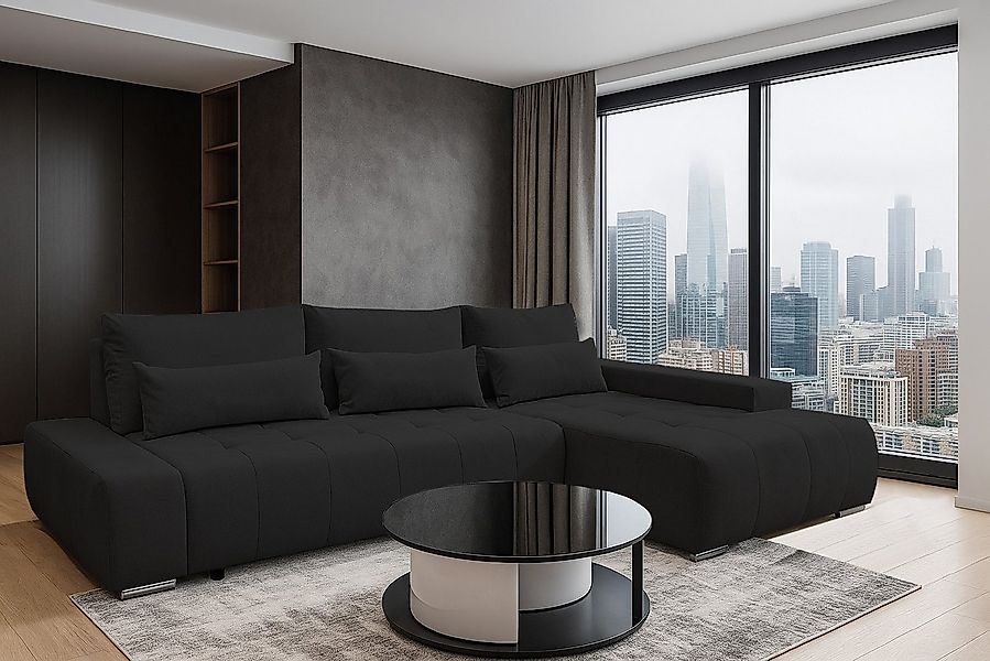 storez24 Ecksofa Kelly, mit Bettkasten und Schlaffunktion, L-Form, bequem günstig online kaufen