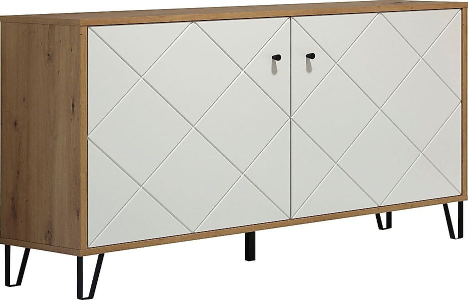 Places of Style Sideboard "Tarragona", Sideboard mit 2 Türen & Soft-Close - günstig online kaufen