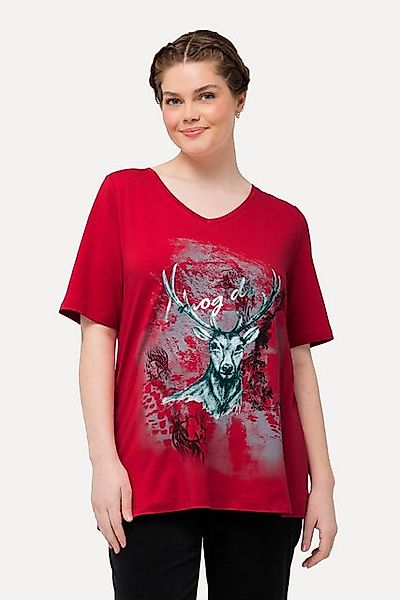 Ulla Popken T-Shirt T-Shirt Trachtenmotiv Classic günstig online kaufen