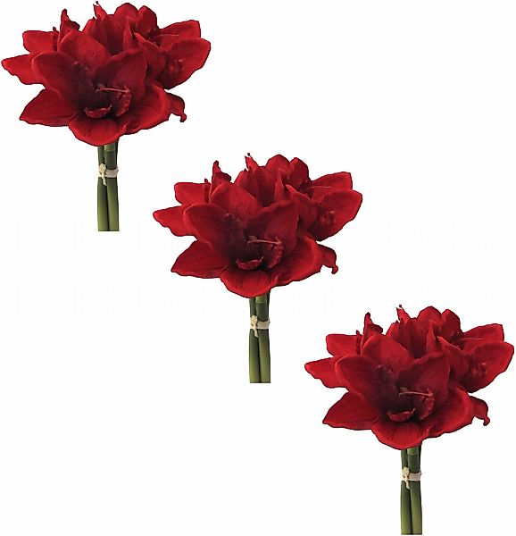 Creativ green Winterliche Kunstpflanze "Weihnachtsdeko", üppige Blütenprach günstig online kaufen