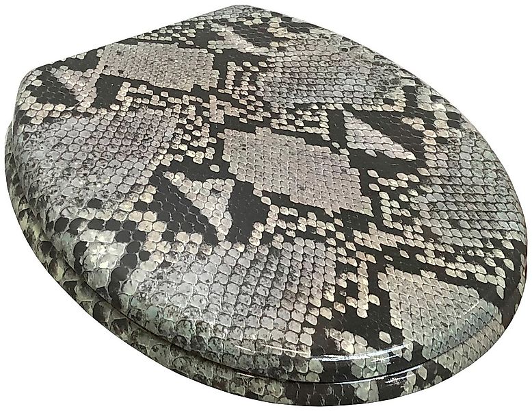 ADOB WC-Sitz Schlange, mit messingverchromten Scharnieren günstig online kaufen