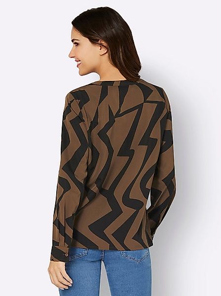 Sieh an! Klassische Bluse Langarmbluse . günstig online kaufen