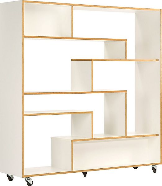 andas Raumteilerregal Sten, auf Rollen, mit viel Stauraum, FSC®-zertifizier günstig online kaufen