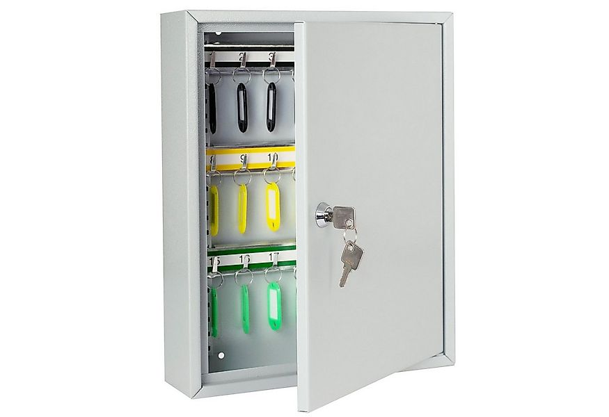 HMF Schlüsselkasten Abschließbarer Schlüsselschrank mit 42 Haken, verstellb günstig online kaufen