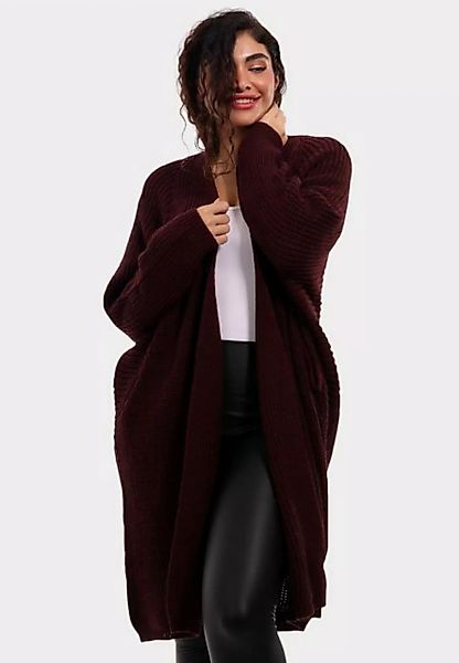 YC Fashion & Style Cardigan Oversize Cardigan Strickjacke Basic verschlussl günstig online kaufen