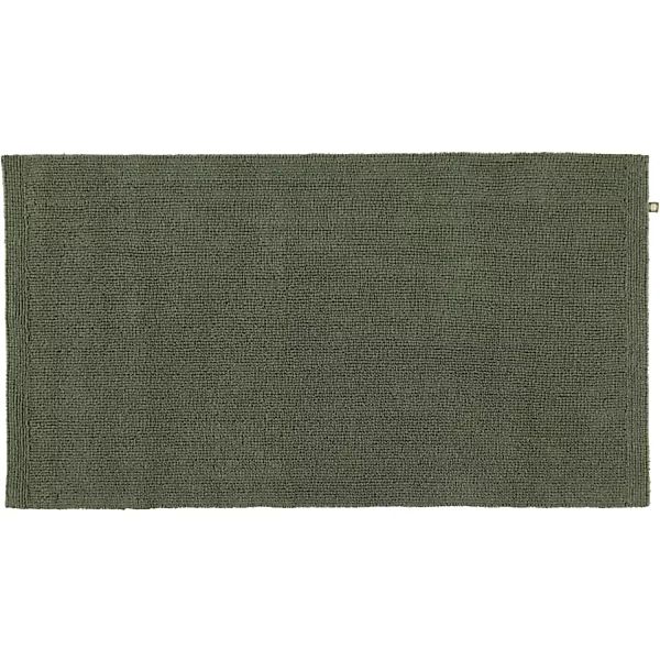 Rhomtuft - Badteppich Pur - Farbe: olive - 404 - 70x130 cm günstig online kaufen