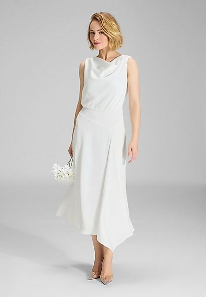 SWING Cocktailkleid Taillierter Schnitt mit fließendem Rockteil günstig online kaufen