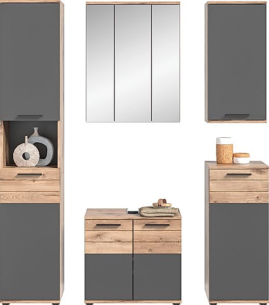 INOSIGN Badmöbel-Set »Riga, 5 teilig, bestehend aus:«, (Set, 5 St.), Hochsc günstig online kaufen