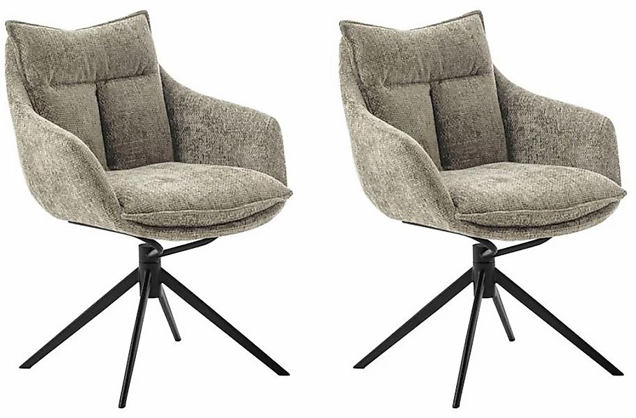 MCA furniture Esszimmerstuhl, Strukturstoff, (2er-Set), drehbar 360, Dreh- günstig online kaufen