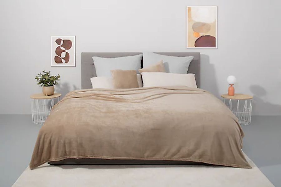 OTTO home Tagesdecke »Desner3«, mit Cashmere-Touch, viele Farben erhältlich günstig online kaufen