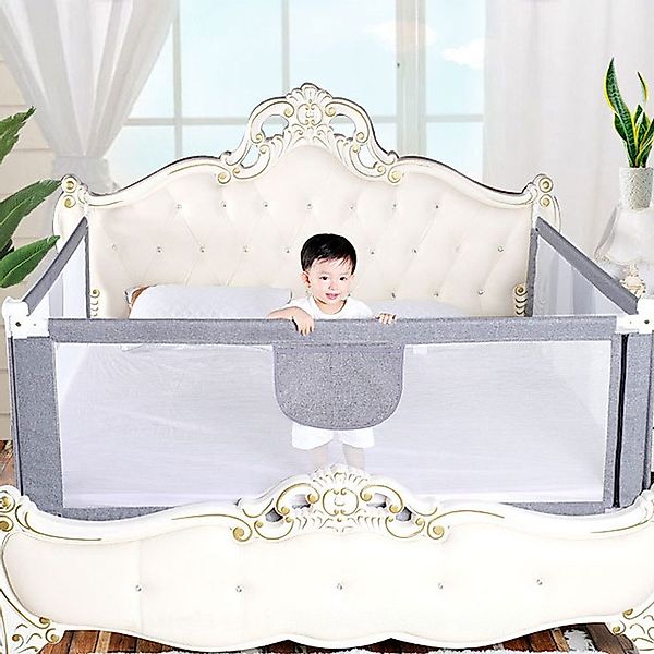 JEOBEST Bettschutzgitter Bettgitter, Kinderbettgitter Babybettgitter (2 günstig online kaufen