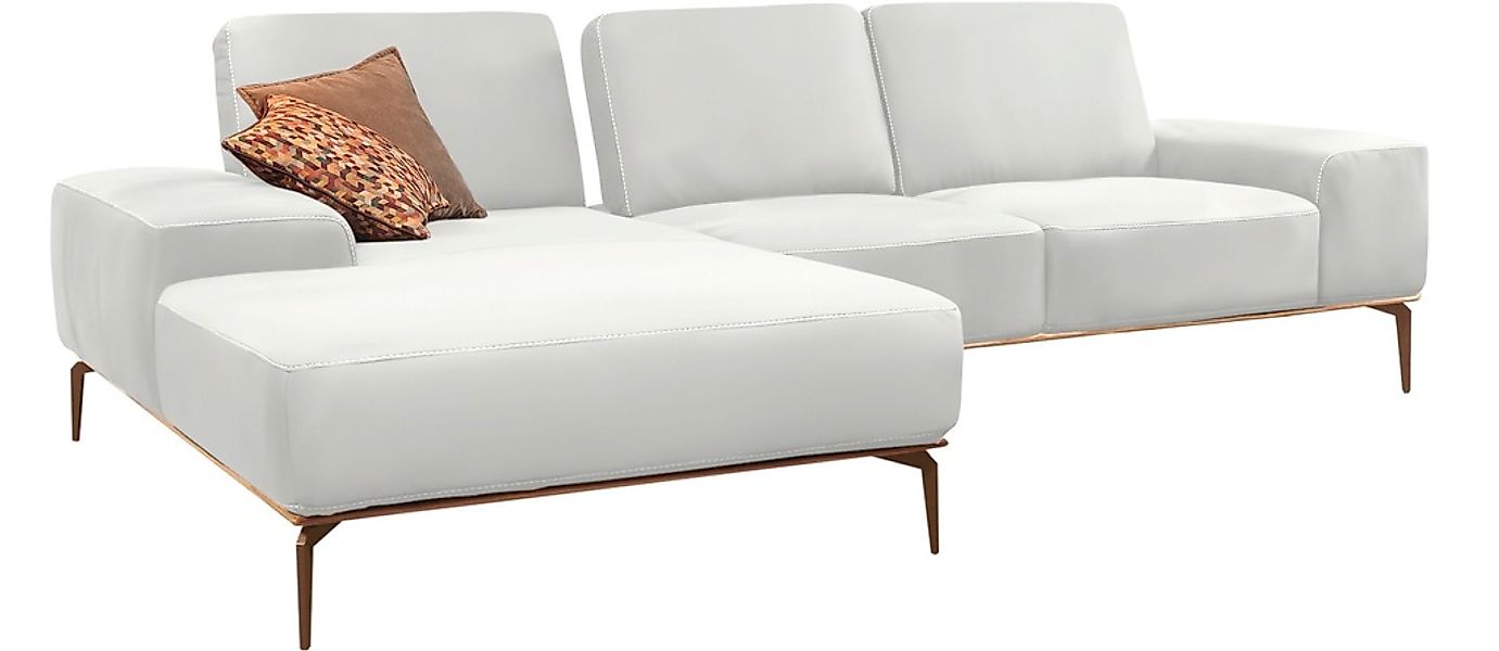 W.SCHILLIG Ecksofa "run, Designsofa mit tollem Sitzkomfort, bequem, L-Form" günstig online kaufen