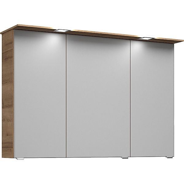 Pelipal Spiegelschrank Trentino Riviera Eiche quer Nachbildung 105 cm günstig online kaufen