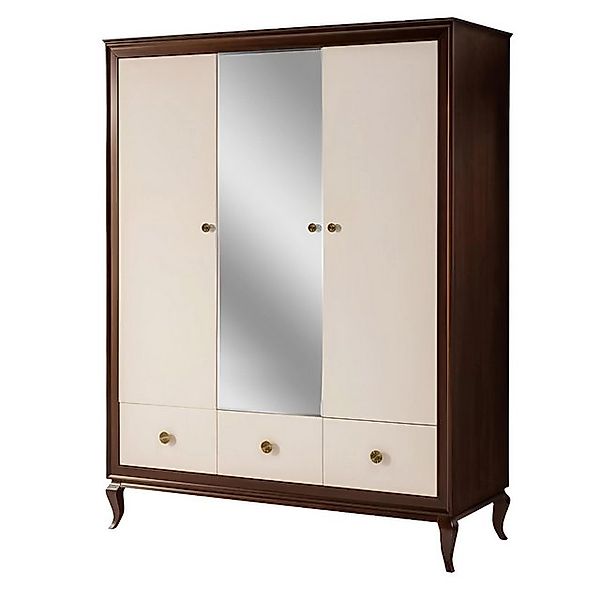 Xlmoebel Kleiderschrank Kleiderschrank mit Spiegel als Schlafzimmerschrank günstig online kaufen