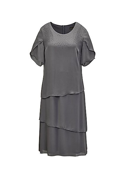 GOLDNER Abendkleid Kurzgröße: Elegant fallendes Stufenkleid günstig online kaufen