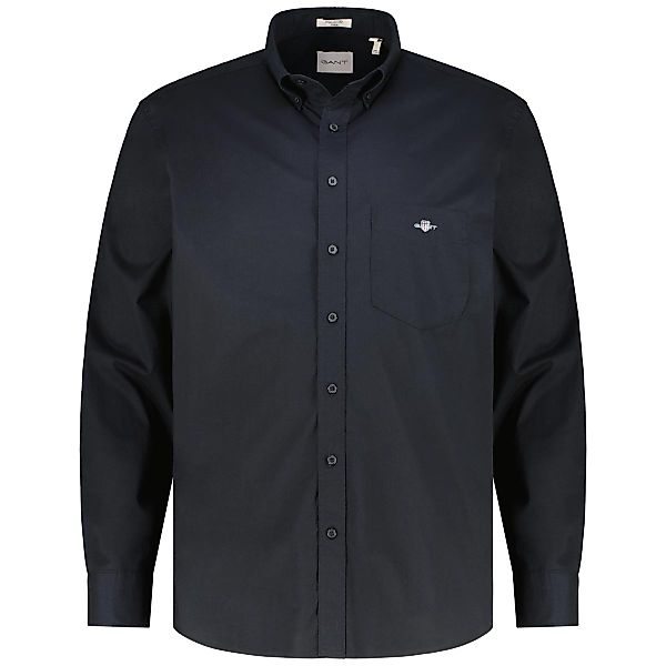 Gant Freizeithemd aus Baumwolle Farbe schwarz Größe: 4XL günstig online kaufen
