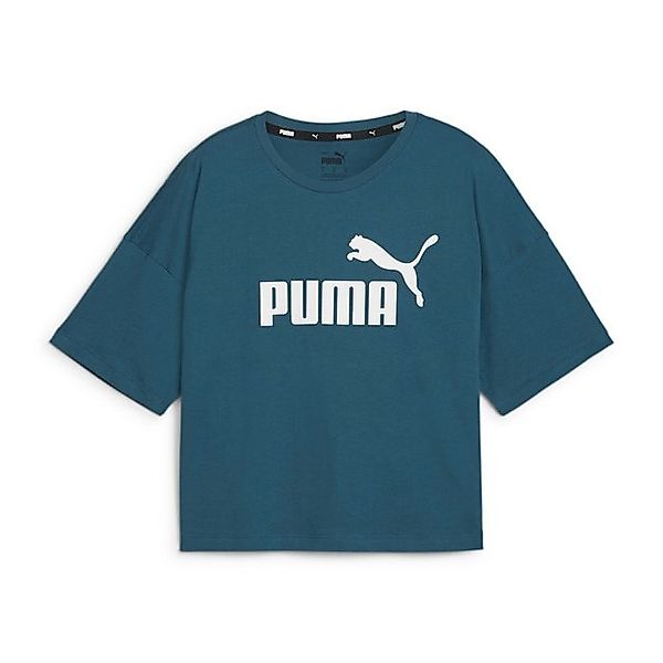 PUMA T-Shirt Puma Damen T-Shirt Essential Logo Cropped tee 586866 günstig online kaufen