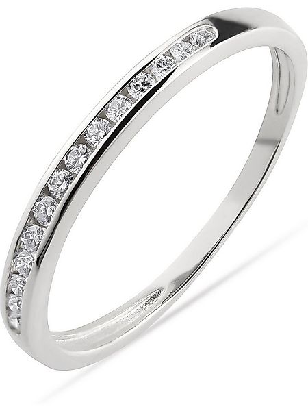 CHRIST Diamantring CHRIST Damen-Damenring 585er Weißgold 8 Diamant günstig online kaufen