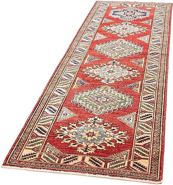 morgenland Orientteppich »Ziegler - Kazak - 232 x 78 cm - rot«, rechteckig, günstig online kaufen