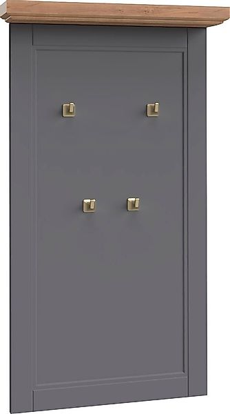 Home affaire Garderobenpaneel "Tara", hochwertig UV lackiert, Metallhaken günstig online kaufen
