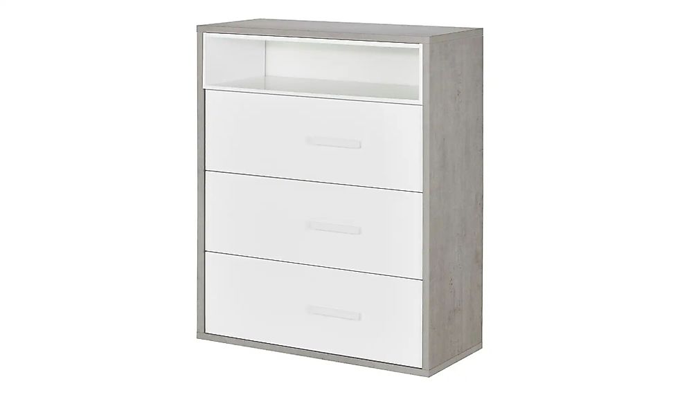 Kommode  Milow ¦ weiß ¦ Maße (cm): B: 90 H: 112,7 T: 40.0 Kommoden & Sidebo günstig online kaufen
