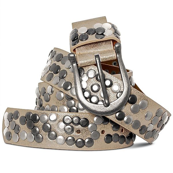 Caspar Nietengürtel GU223 Damen Vintage Gürtel günstig online kaufen