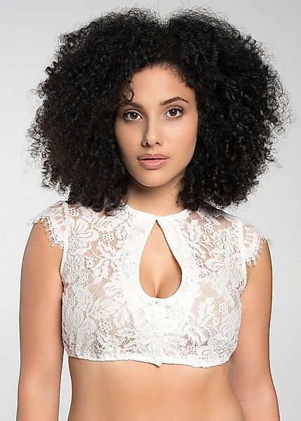 Spieth & Wensky Dirndlbluse Flammen Vendewaa (1-tlg) mit Allover-Spitze günstig online kaufen