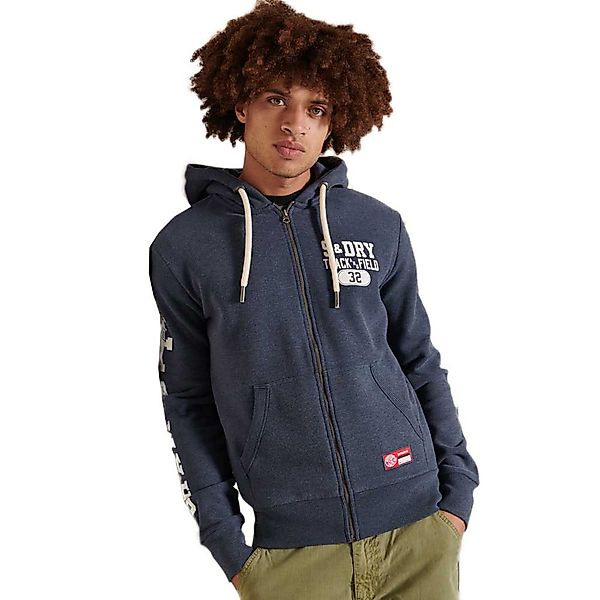 Superdry Track & Field Sweatshirt Mit Durchgehendem Reißverschluss S Prince günstig online kaufen