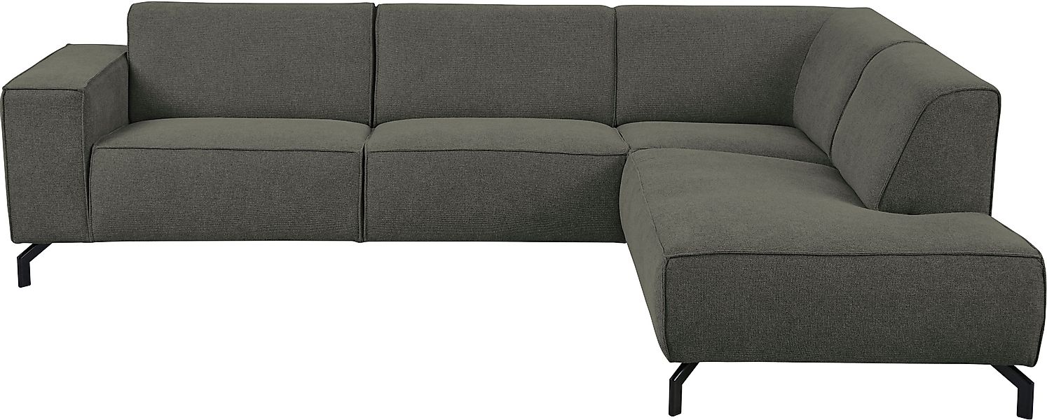 PLACES OF STYLE Ecksofa "Lorcan, Breite 275 cm, weiches Sitzgefühl" mit sch günstig online kaufen