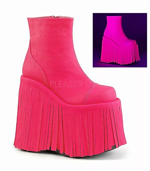 Demonia Plateau Stiefeletten SLAY-205 Pink (Schuhgröße: EUR 42) günstig online kaufen