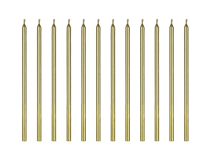 partydeco Geburtstagskerze, Geburtstagskerzen 14cm glatt 12er günstig online kaufen