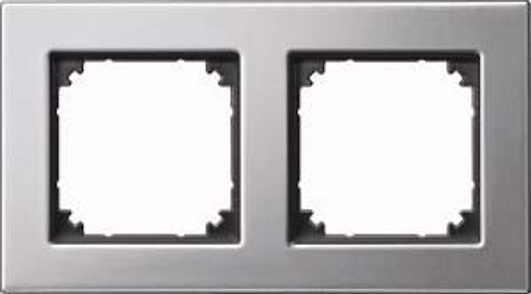 Merten Metallrahmen 2f.pla/si waage/senkrecht 475260 - 475260 günstig online kaufen