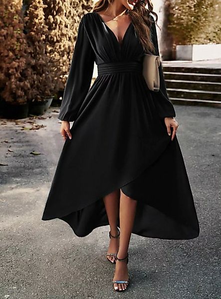 RUZU UG Dirndl Herbstkleid für Damen taillierter sexy Rock Cocktailkleid Ab günstig online kaufen