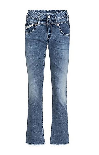 Herrlicher Bootcut-Jeans Pearl Cropped Reused Denim Offene Saumkante günstig online kaufen