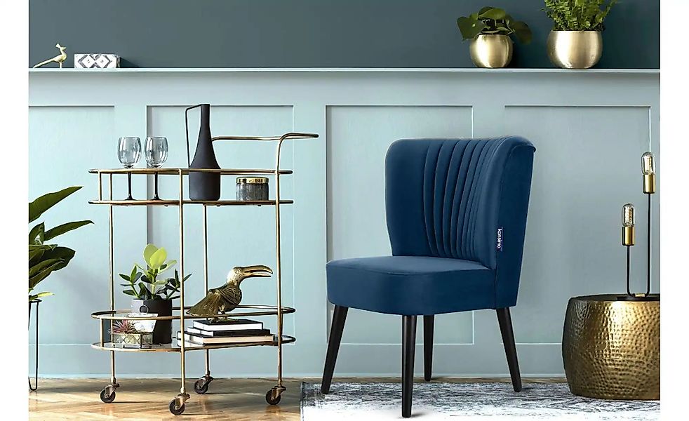KONSIMO Sessel  Duco ¦ blau ¦ Maße (cm): B: 63 H: 89 Polstermöbel > Sessel günstig online kaufen