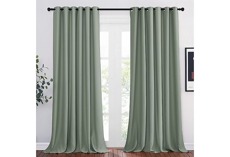 PONY DANCE Verdunkelungsvorhang für Schlafzimmer Thermo Vorhänge gegen Hitz günstig online kaufen