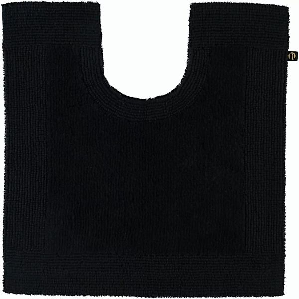 Rhomtuft - Badteppiche Prestige - Farbe: schwarz - 15 - Toilettenvorlage mi günstig online kaufen