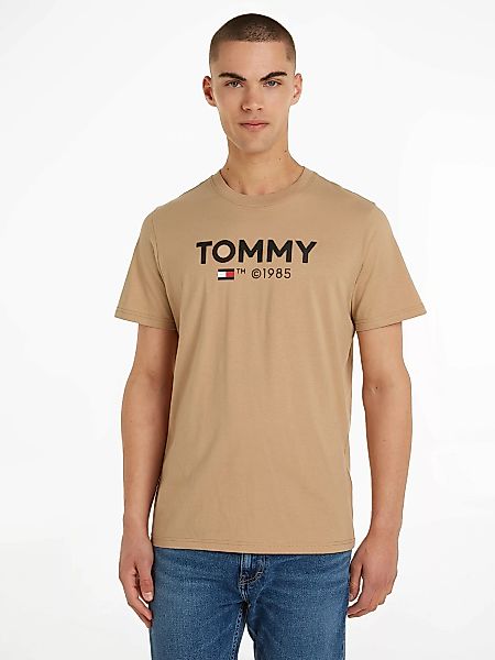 Tommy Jeans T-Shirt TJM SLIM ESSENTIAL TOMMY TEE mit großem Tommy Druck auf günstig online kaufen