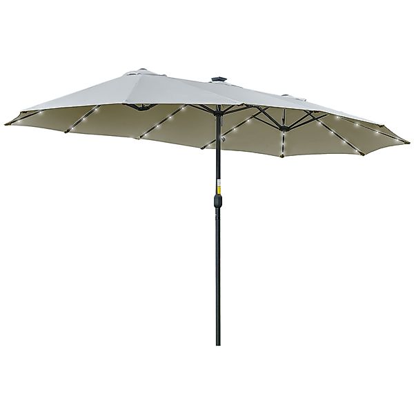 Outsunny Sonnenschirm Gartenschirm, Marktschirm, Terrassenschirm, LxB: günstig online kaufen