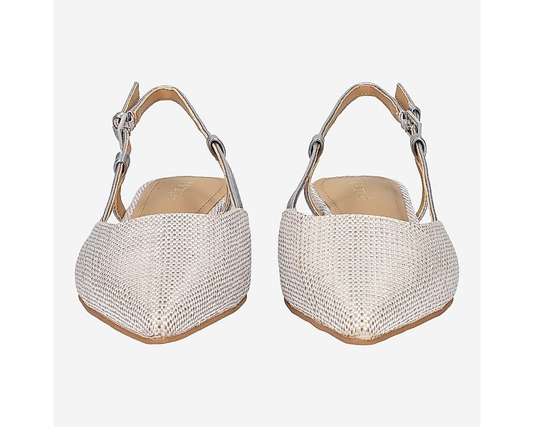 Maripé Maripé ARIZONA V.5 SILVER, Peeptoes & Slingpumps, Beige, Damen Peept günstig online kaufen