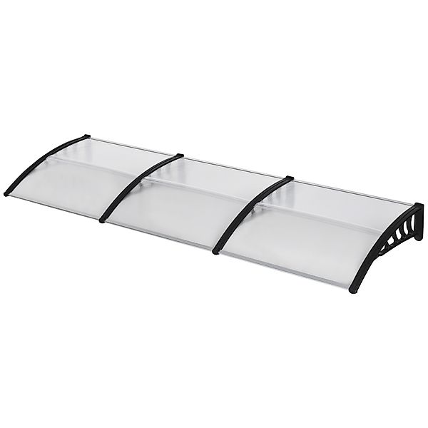 Outsunny Pultvordach Vordach für Haustür 303 x 96 x 27 cm Überdachung mit U günstig online kaufen