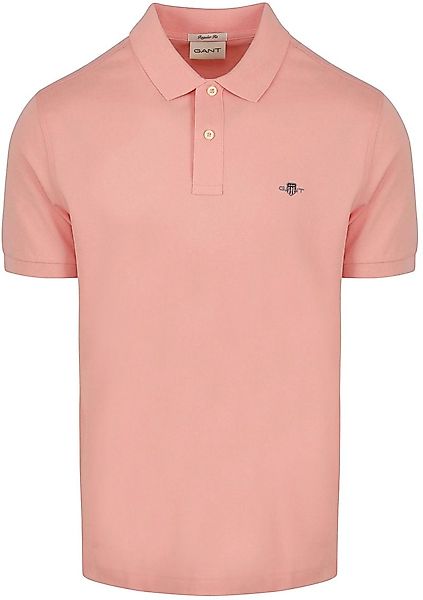 Gant Shield Piqué Poloshirt Rosa - Größe M günstig online kaufen