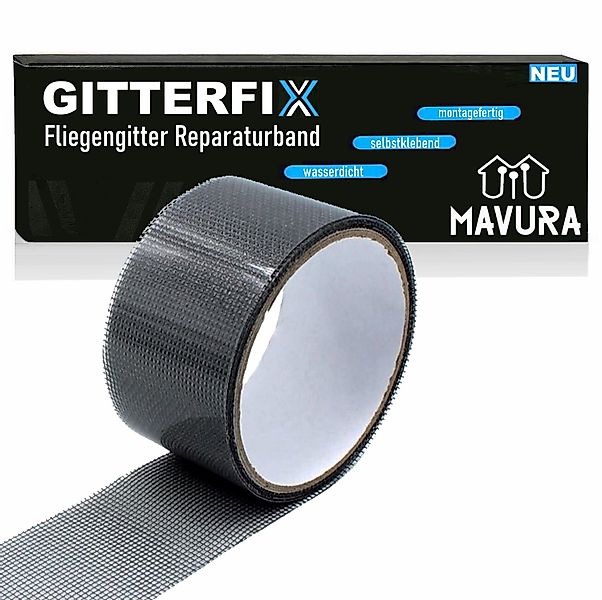 MAVURA Fliegengitter-Gewebe GITTERFIX Fliegengitter Reparaturband Insektenv günstig online kaufen