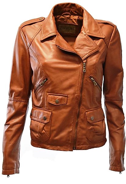 Zimmert Leather Lederjacke Maxy washed, Lammnappa, günstig online kaufen